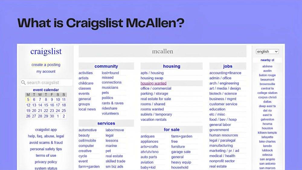 The Ultimate Guide to Craigslist McAllen